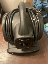 XPOWER P-80A 1/8 HP Mini Air Mover Carpet Dryer Blower Floor Fan w/ Dual Outlet