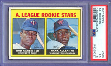 1967 Topps High #569 Rod Carew HOF RC - PSA 5, Centered  Under Graded