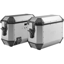 Givi Trekker Alaska Monokey 36 Liter Side Cases - Aluminum, Left And Right