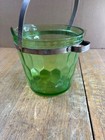 Vintage Green Depression Glass not Etched Ice Bucket — photo 4