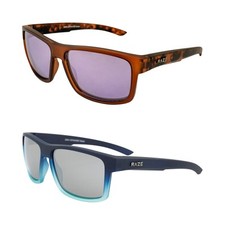 Raze Eyewear Offshore Sports  Polarized Sunglasses Smoke Mirror Lens 2Pack
