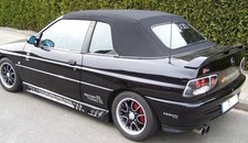 Ford Escort Cabrio Verdeckbezug ab Bj. 91 PVC - schwarz - Qualitätsstufe Q3