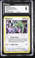 CGC 9 MINT Rayquaza 9/106 EX Emerald Holo Pokemon Card on eBay