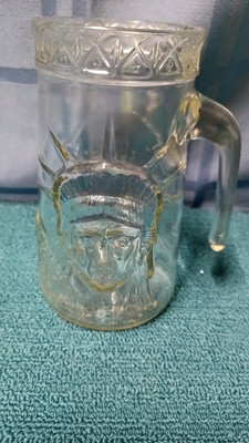 Vintage Anchor Glass Container Corp 1985 Statue of Liberty Centennial Tampa FL
