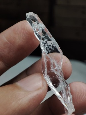 Faden Quartz Crystal Having Good Luster & Nice Growth.
