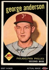 1959 Topps #338 Sparky Anderson Phillies RC HOF 2 - GOOD
