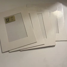 Redi-Mat Bevel Mats - Set of 5 outside dimension 8x10 opening 4 1/2 x 6 1/2 Q51