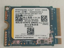 Lot of 2 Kioxia KBG50ZNS256G 256 GB NVMe 30mm Solid State Drive