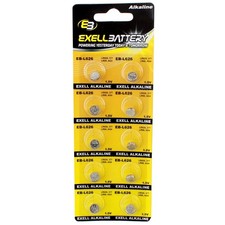 10pk Exell EB-L626 Alkaline 1.5V Watch Battery Compatible With AG4 377 LR66