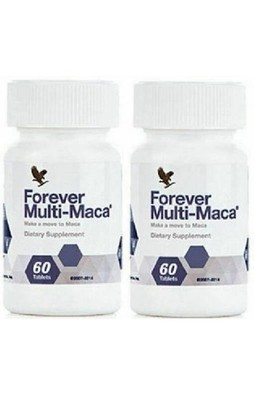 2 Forever Multi-Maca 60 Capsules Certified / Men Vitality/Naturel/Libido