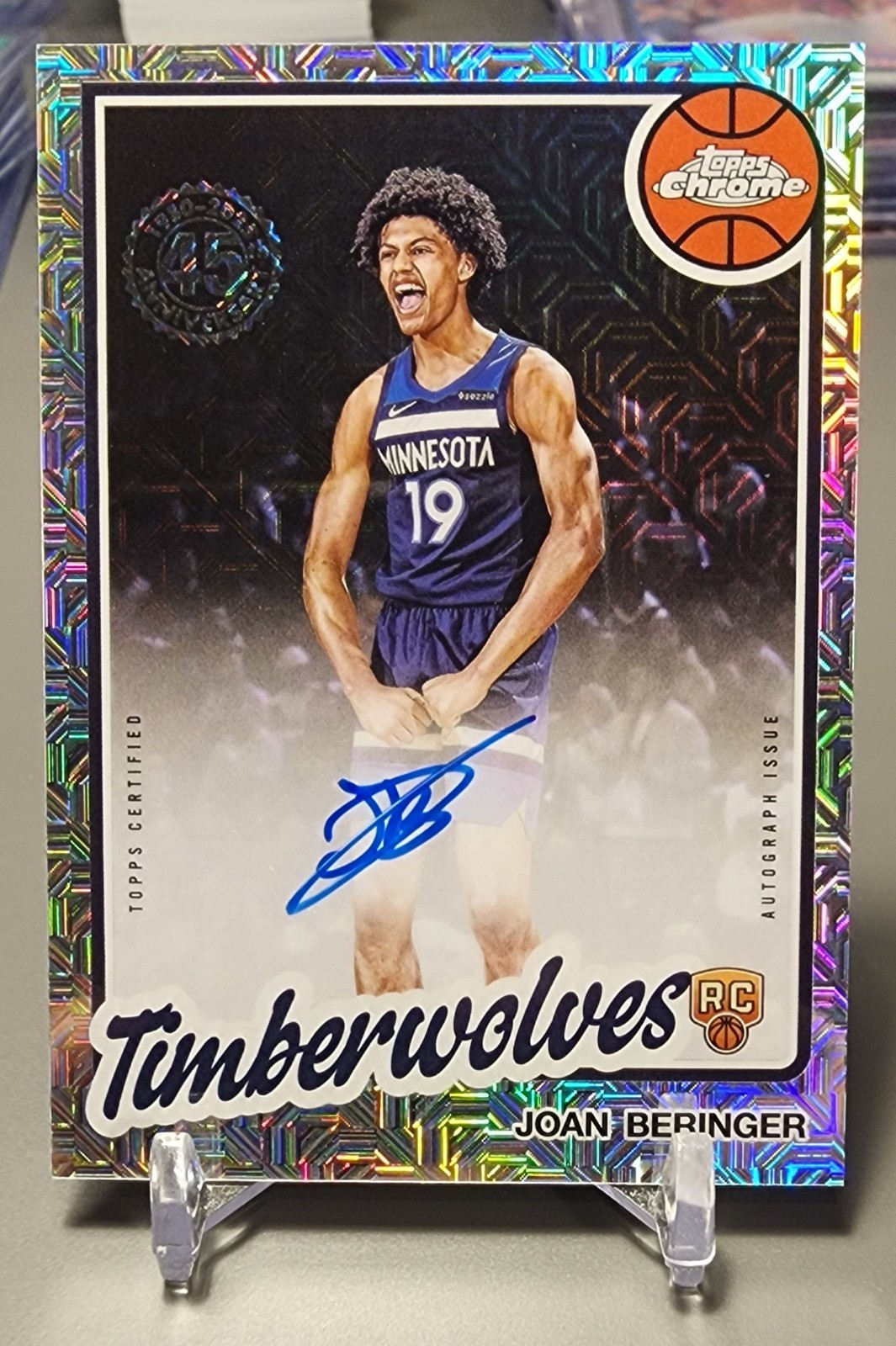 2025 Topps Basketball Joan Beringer Silver Pack On- Card RC Auto