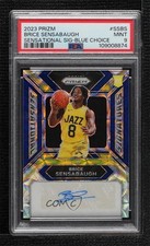 2023 Panini Prizm Choice Blue 39/49 Brice Sensabaugh #SS-BS PSA 9 MINT Auto 14t3
