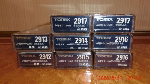 TOMIX JR 209 Series Keihin Tohoku Color Artículo Único 8 Juego de Coches 407711 | Zustand: Used