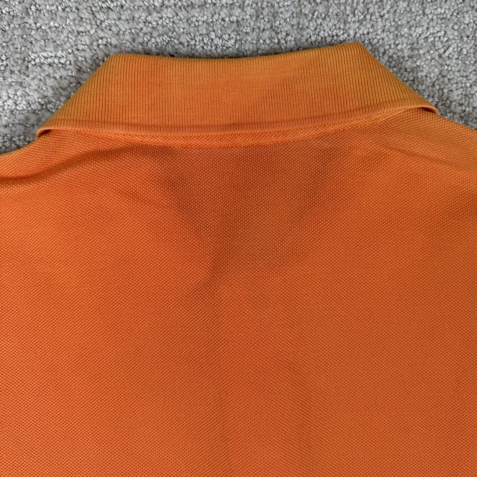 Camisa polo masculina Kiton Napoli XL (54) laranja algodão feita na Itália *Leia* - Imagem 4 de 4