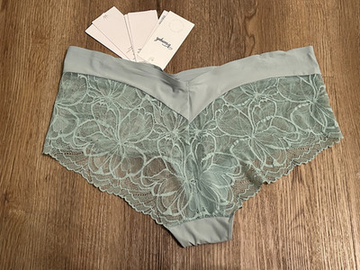 Triumph Body Make-Up Illusion Lace Shorty Briefs Knickers Turquoise Size 12 BNWT