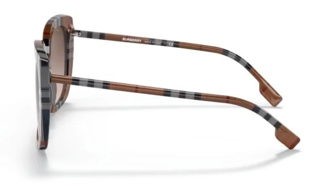 Gafas de sol BURBERRY BE4323 400513 54 mm marrón degradado a cuadros caroll Foto 3 de 4