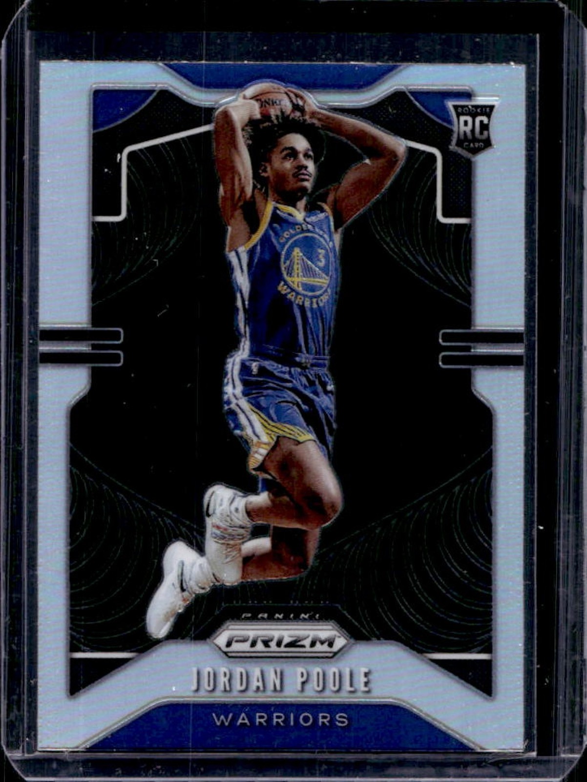 2019-20 Panini Prizm Jordan Poole RC Prizm Silver Rookie #272 Warriors