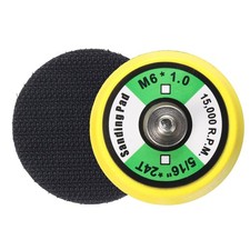 2" Hook and Loop Backing Sanding Pads with M6 1mm Thread, Y B 2Pcs