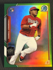 2015 Bowman Chrome GREEN REFRACTOR ROOKIE Yasmany Tomas 25/99