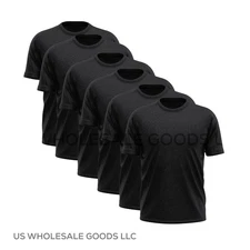 Hanes T-Shirt 6-Pack Men's ComfortSoft Tagless Crewneck Short Sleeve Tee