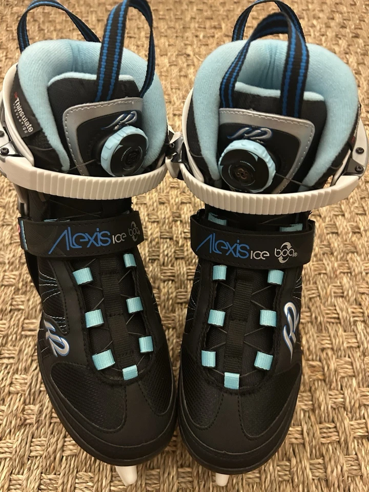 K2 Alexis Ice Boa Hockey Pond  Skates , Secure Fit NWT $125+ Sz 8 UK 5.5 - Image 3 of 4