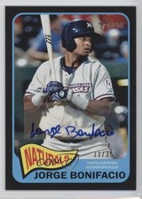 2014 Heritage Minor League Edition Real One Black 33/35 Jorge Bonifacio Auto 2d7
