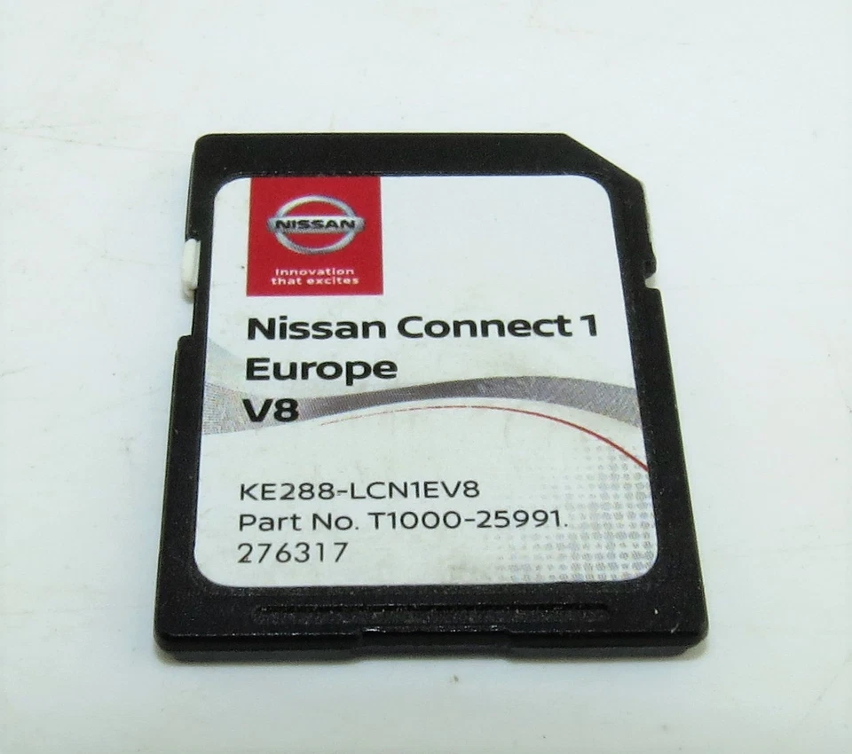 Fits Nissan Connect 1 Europe MAP DATA Satelite Navigation SD Card T1000-25991 - Image 3 of 4