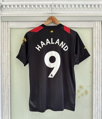 Haaland #9 Manchester City 2022-2023 Away Soccer Jersey Football