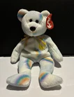 Ty Beanie Babies Cheery Rainbow Bear 2001 Vintage Plush Ages 3-5 Years