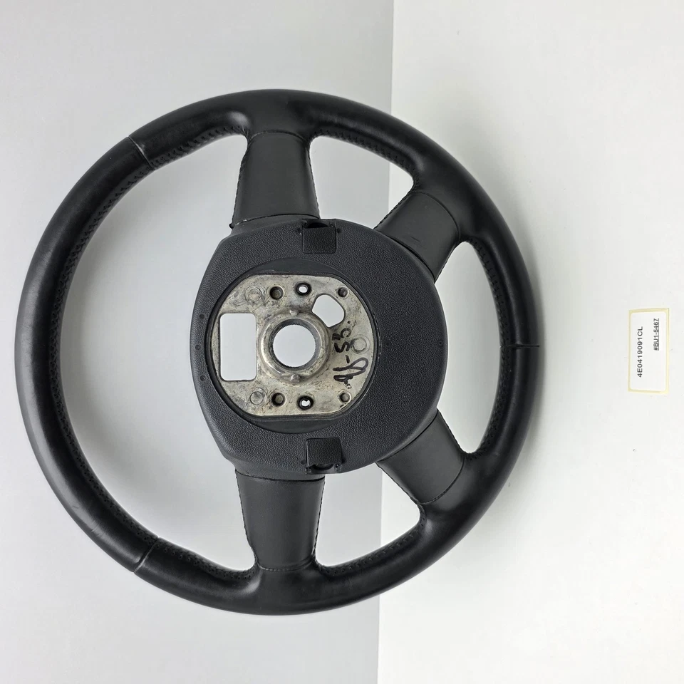 2006-2015 Audi Q7 4-Spoke Leather Steering Wheel 4E0419091CL - Image 2 of 4