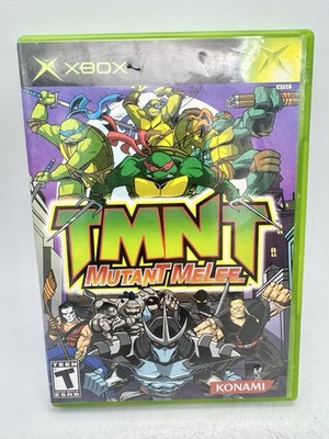 TMNT Mutant Melee  (Microsoft Xbox, 2005) Complete w/ Manual Cleaned & Tested