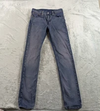 Levis 511 Jeans Mens 29x34 Blue Denim Slim Fit Stretch Tapered Leg Classic