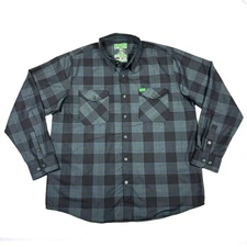 Dixxon Flannel Company Limited Edition Adrenaline Plaid Flannel Shirt Mens 2XL