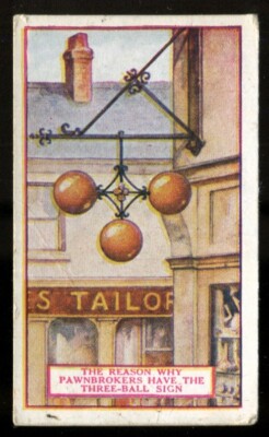 Tabakkarte, Imperial Tobacco Canada, THE REASON WHY, 1924, Pfandleiher, #16