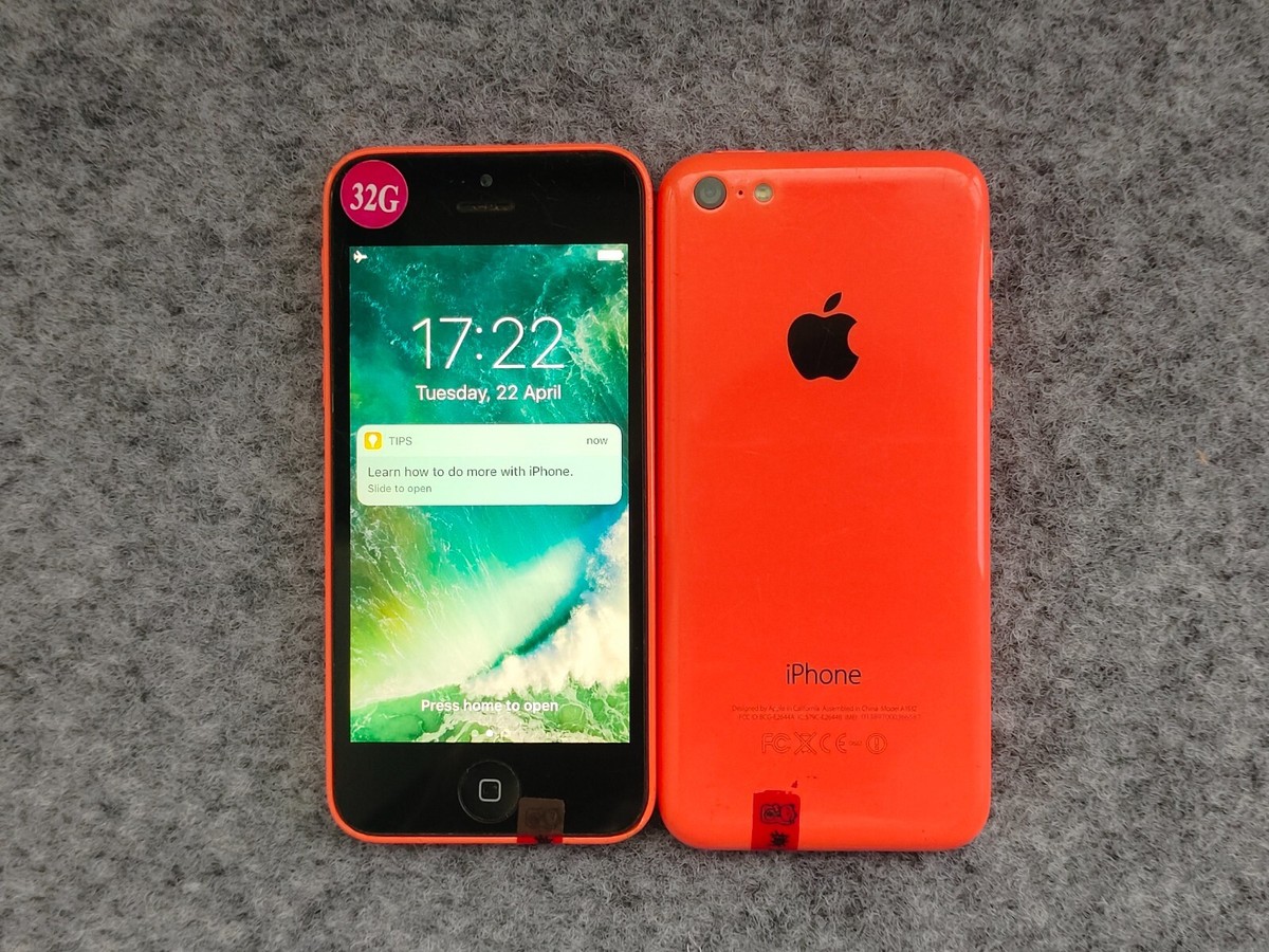 Original&90% N ew Apple iPhone 5c Pink 8/16/32GB Facroty UNlocked