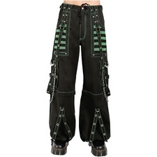 Gothic Electro Green Prime Quality Men's Extreme Bondage Punk Rocker Cyber Pants