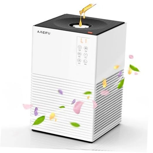 Air Purifier for Home Up to 1200 Sq Ft, Air Cleaner with H13 Filter, Air White