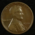 Lincoln Wheat Cent. 1924 S. Very Fine. Lot # 9048-166-812