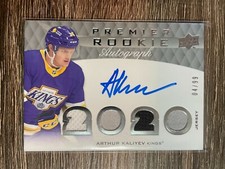 ARTHUR KALIYEV 2020-21 Premier 2020 Premier Rookie Auto Jersey #04/99