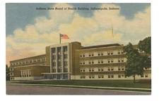 State Board of Health Building Indianapolis Indiana Postcard
