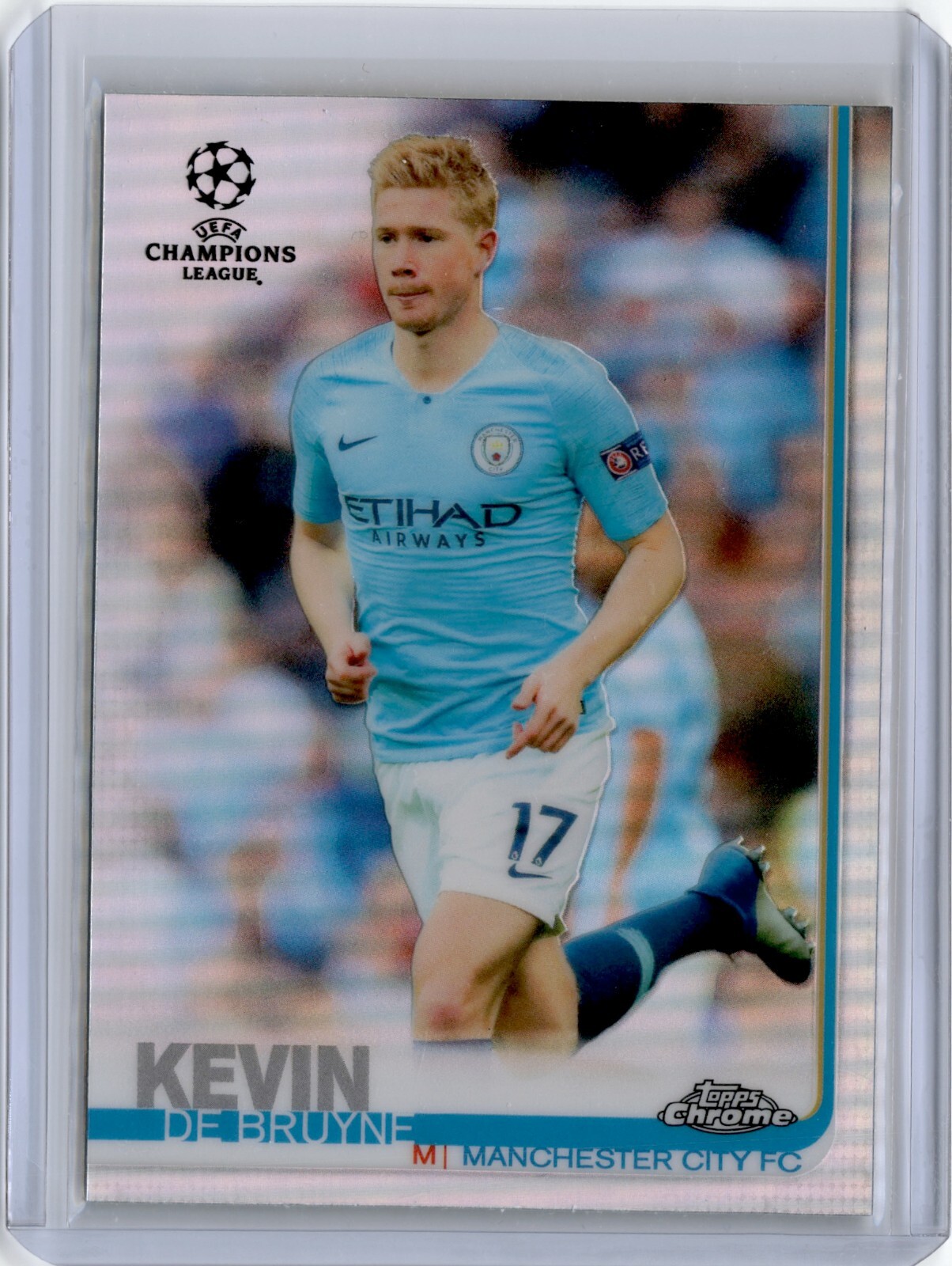 2018-19 Topps Chrome UCL Refractor Kevin de Bruyne #72