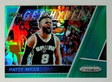 2017-18 Panini Prizm Get Hyped Green Prizm Patty Mills #GH-PM Spurs