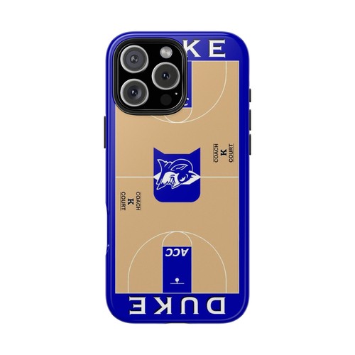 Duke Blue Devils Basketball Court Tough Phone Case - Picture 9 of 108