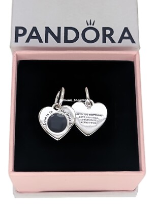 New 100% Authentic PANDORA 925 Engravable Magnifying Heart Glass