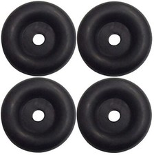 4 Pack 2.5" Trailer Ramp Door Bumper Compatible With Truck Cargo Hatch Round R