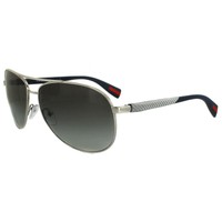 Prada Sport Sunglasses 51os 1bc3m1 Silver & Grey Grey Gradient Prada Sport Sunglasses 51os 1bc3m1 Silver & Grey Grey Gradient