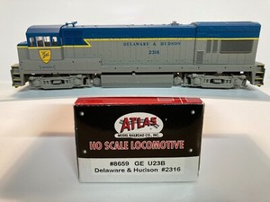 Atlas Delaware Hudson GE U23b D&H Rd # 2316 (8659) DC Lighting Stripe BRAND NEW