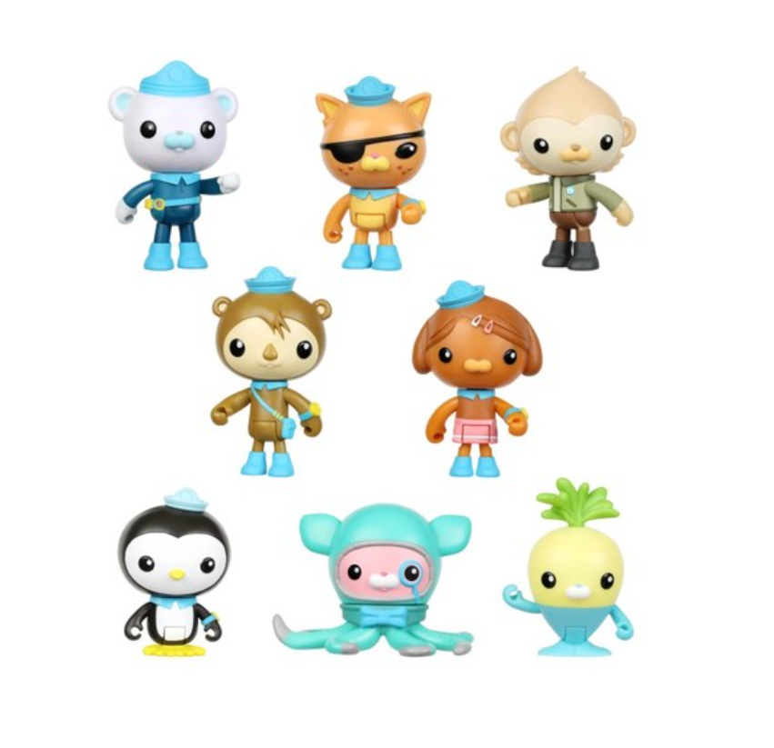 New Octonauts Above & Beyond Octonauts Octo-Crew Figure 8PC Gift