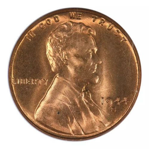 1944 S Lincoln Wheat Cent NGC MS-67 RD