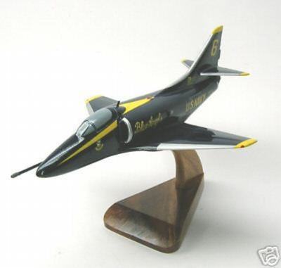 A-4 Skyhawk Blue Angels A4 Airplane Wood Model Free Shipping